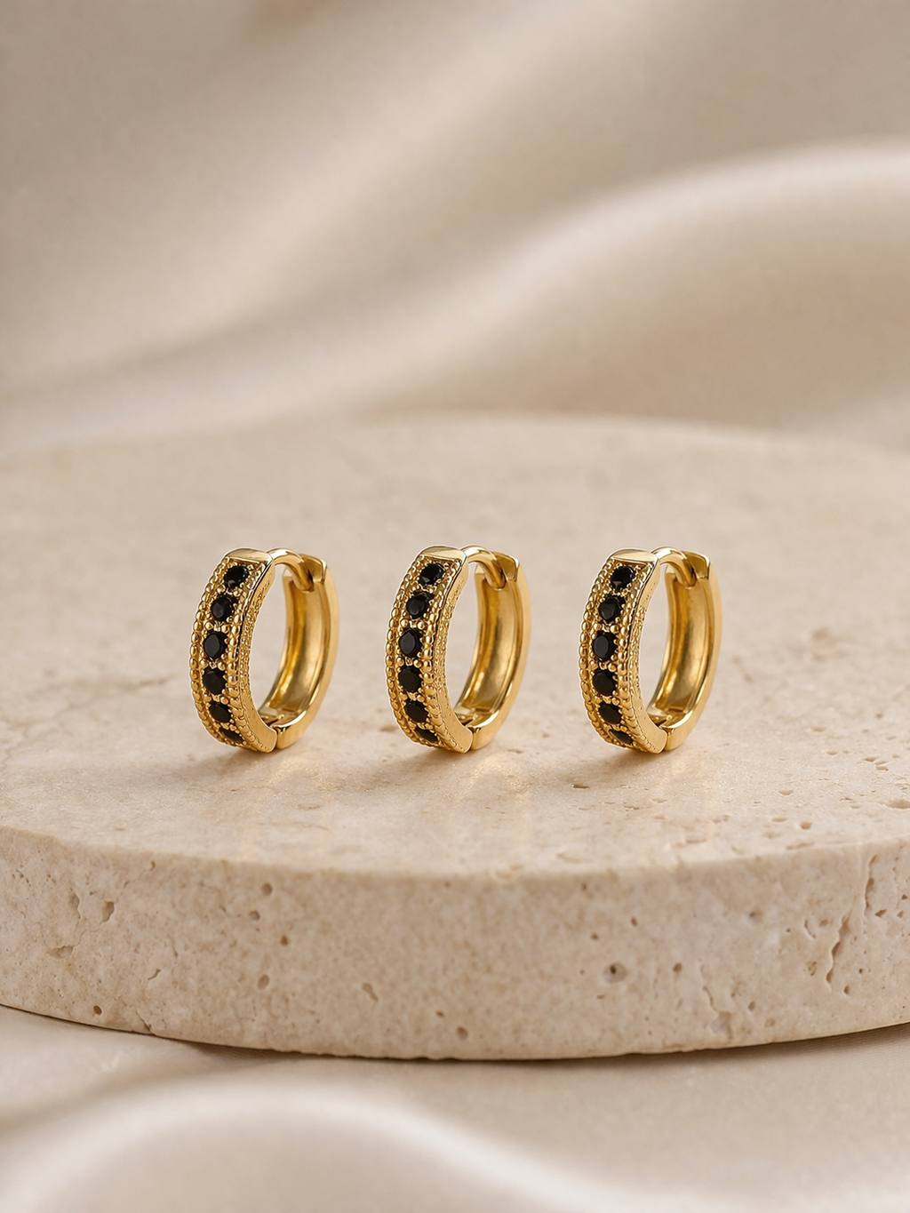 Trio argola preto