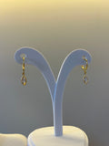 Argola oval cristal