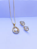 Conjunto gota cristal