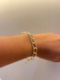 Pulseira elos liso