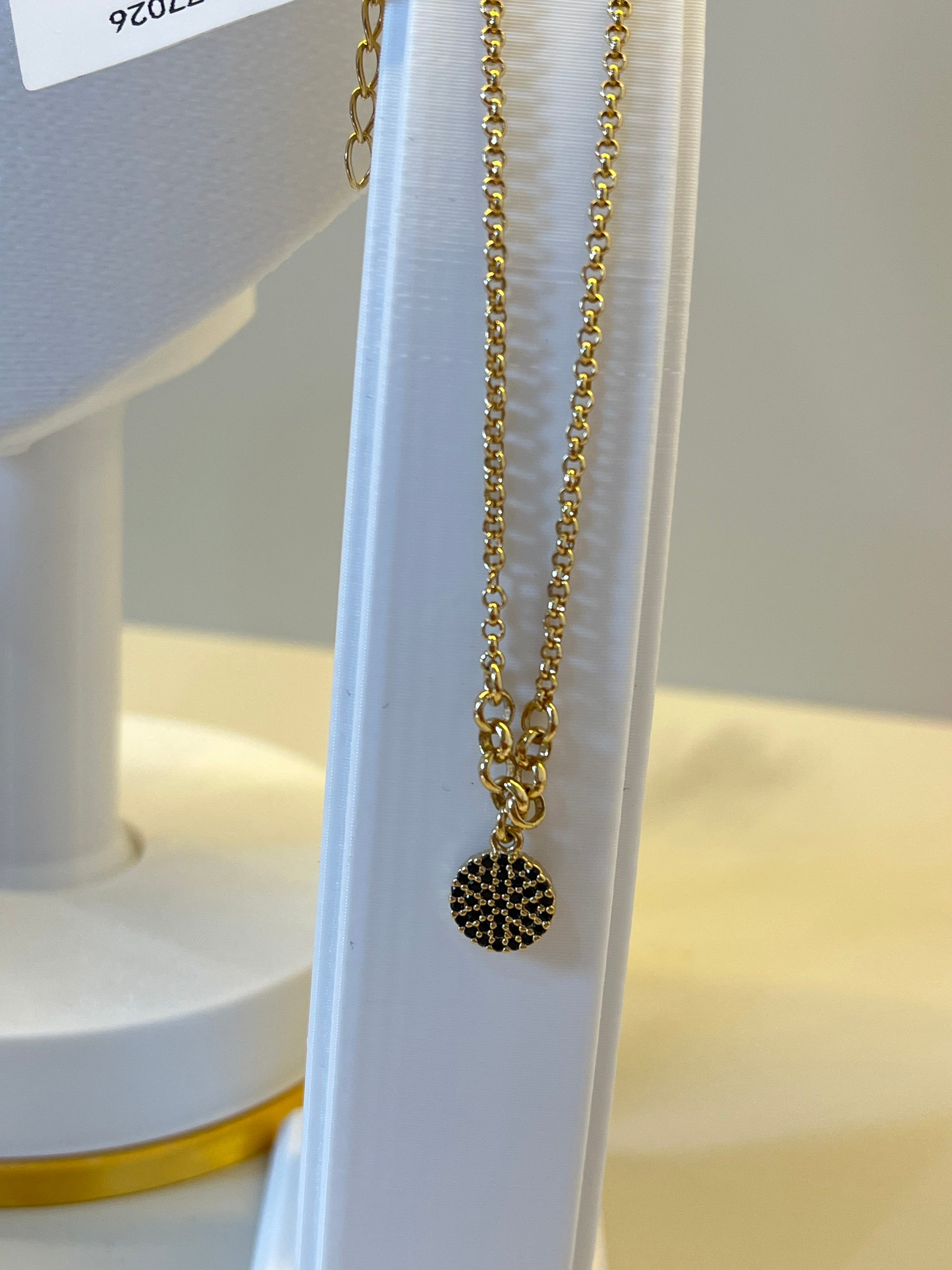 Pulseira círculo preto