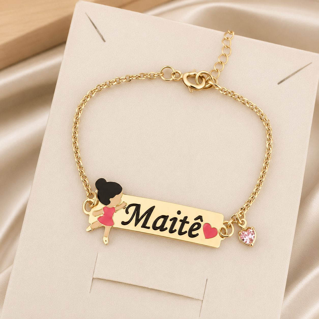 Pulseira infantil personalizada