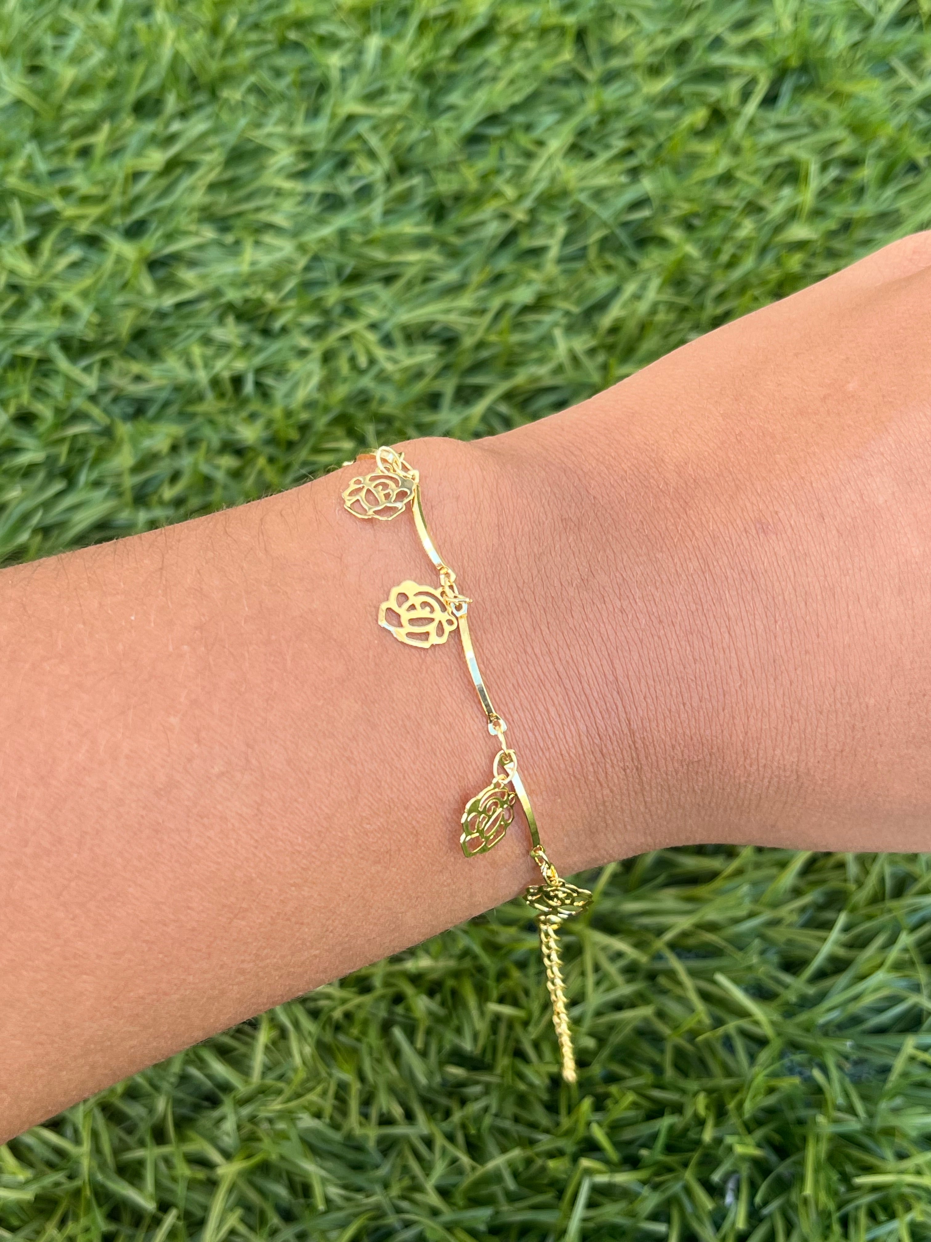 Pulseira flor