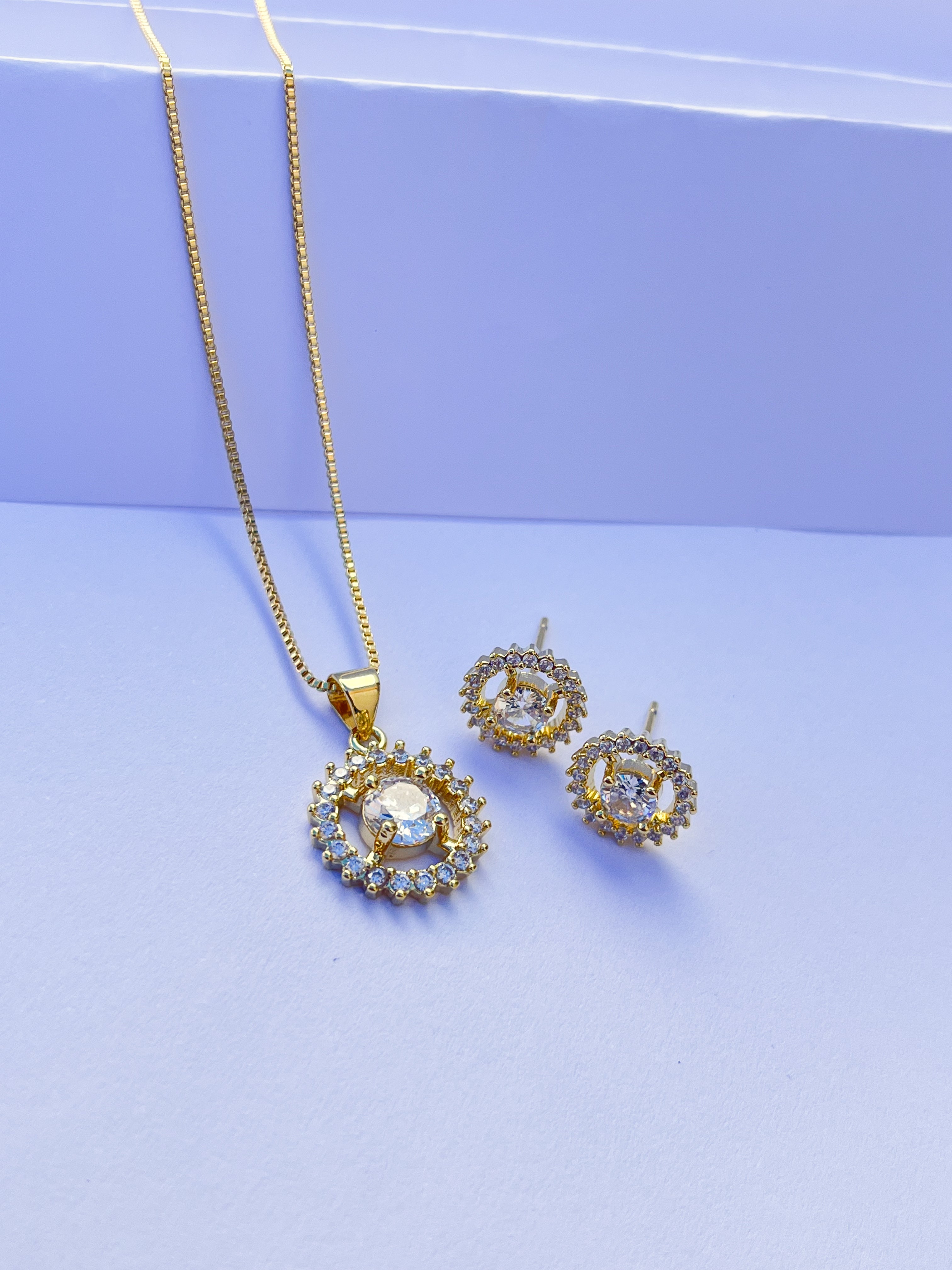 Conjunto círculo cristal